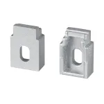 Заглушка WALL-FANTOM-BENT-W10-SIDE с отверстием Arlight 043883