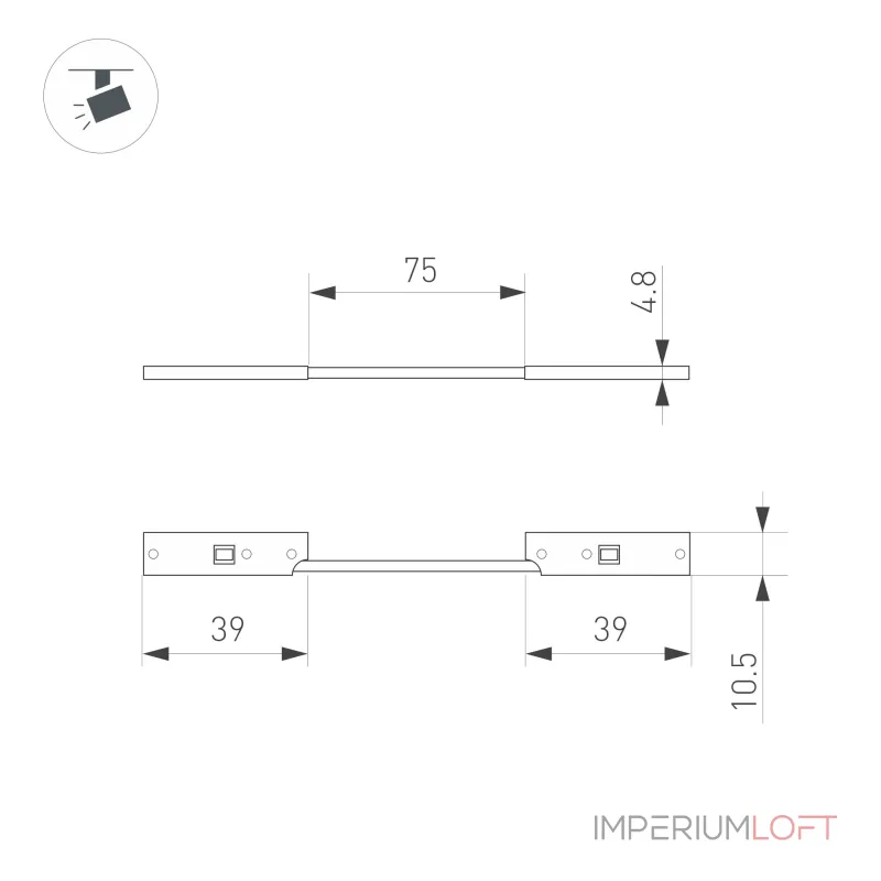 Коннектор гибкий MAG-MICROCOSM-CON-FLEX-LONG-POWER BK Arlight IP20 043053