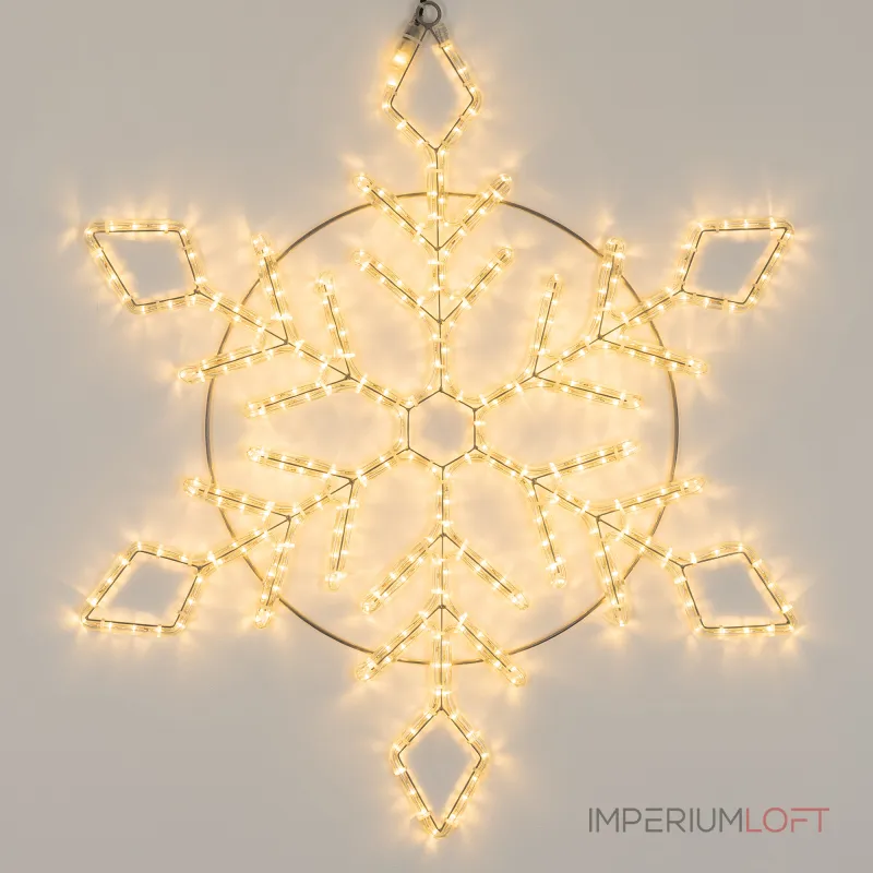 Arlight Фигура ARD-SNOWFLAKE-M9-900x900-360LED Warm 230В 22Вт Ardecoled IP65 034257