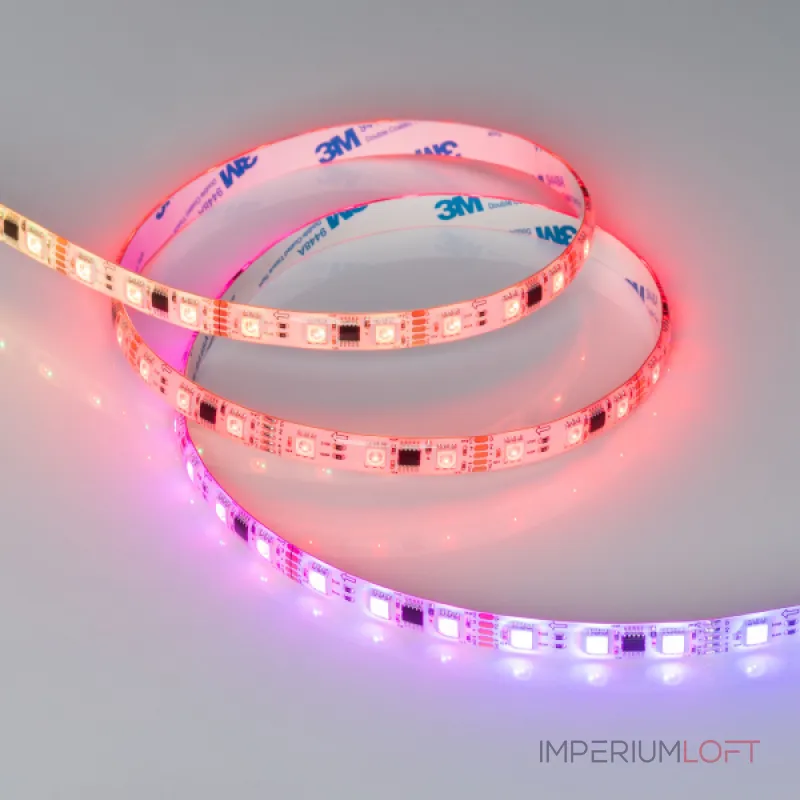 Arlight Лента герметичная DMX-SE-B60-10mm 12В RGB-PX3 14 В/м IP65 5060 5м 039604