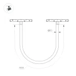 Arlight Светильник MAG-ORIENT-TUBE-ELASTIC-R25-L5000-70Вт Day4000 BK 360 deg 48В DALI IP20 044340