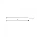 Arlight Экран прозрачный для ALU-POWER-W80N-2000 ANOD 035681