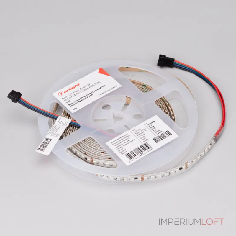 Лента SPI-F140-10mm 24В RGB-PX7-BPT 22 В/м IP20 3535 5м Arlight 043132
