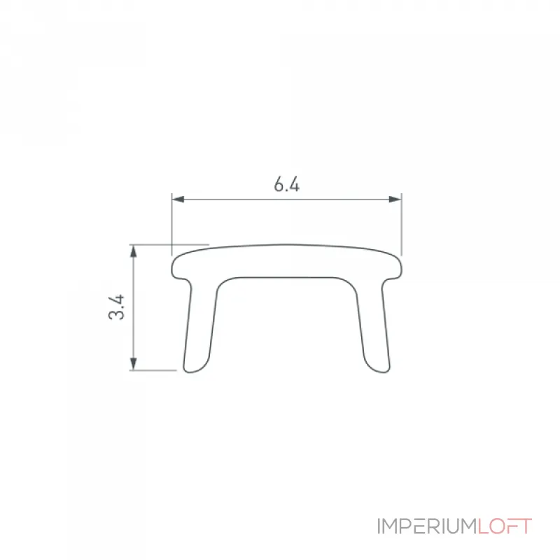 Arlight Экран PLINTUS-H54B-2000 Opal 046142