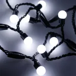 Arlight Светодиодная гирлянда ARD-BALL-CLASSIC-D17.5-10000-BLACK-100LED WHITE 230В 7Вт Ardecoled IP65 025583