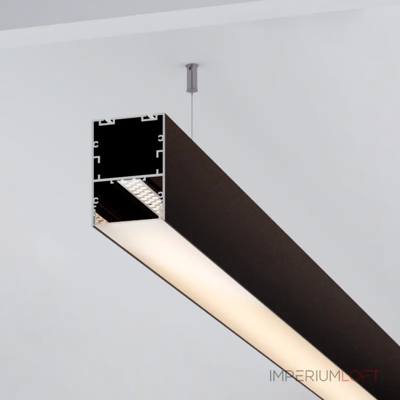 Arlight Профиль ARH-LINE-6085-3000 BLACK Алюминий 036138