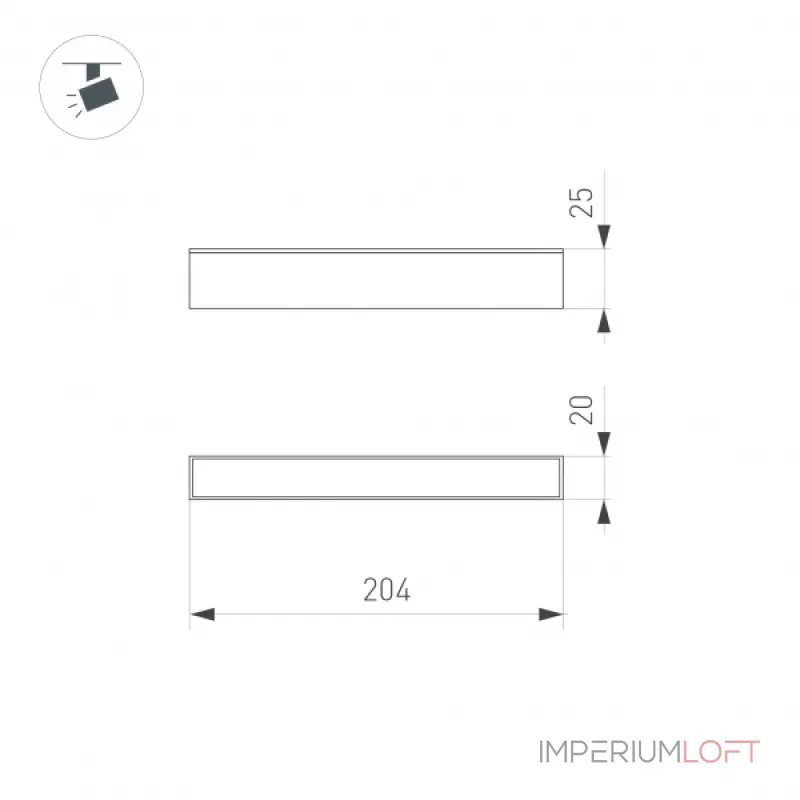 Arlight Светильник MAG-FLAT-25-L800-24Вт Day4000 WH 100 deg 24В IP20 050062