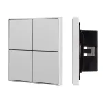 Arlight INTELLIGENT ARLIGHT Кнопочная панель KNX-304-23-IN Silver BUS Frame IARL IP20 039666