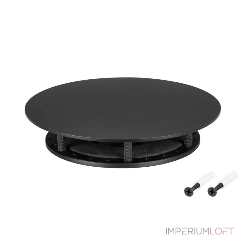 Крепление MOONLIGHT-BASE-ROUND-D25-M Black Arlight Металл 046067