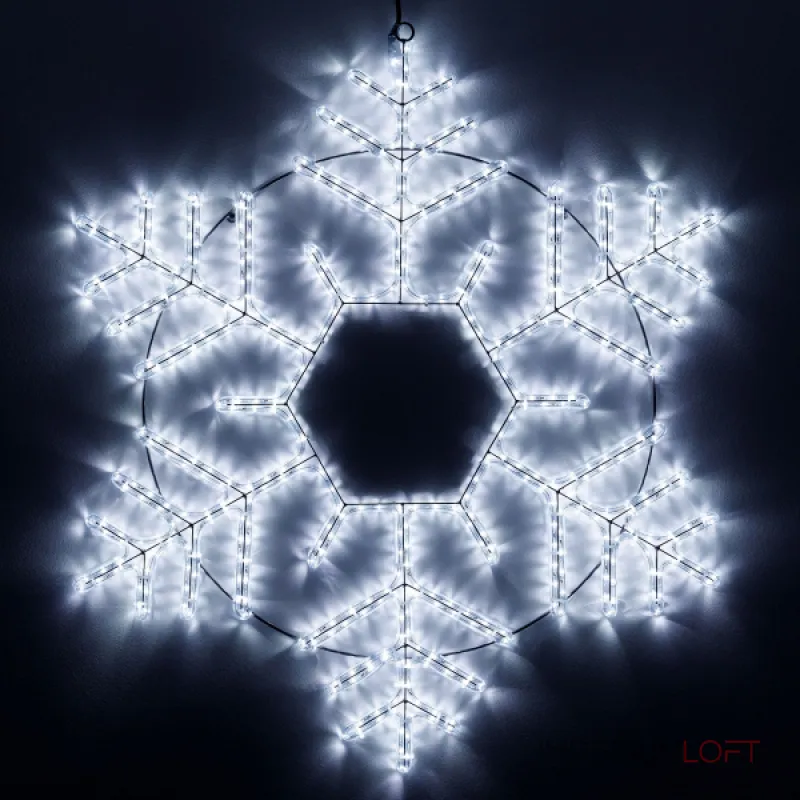 Arlight Фигура ARD-SNOWFLAKE-M10-1000x900-576LED White 230В 35Вт Ardecoled IP65 034258