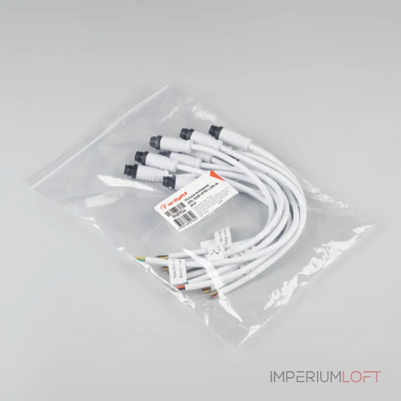 Arlight Разъем выводной ARL-RGB-4PIN-L300-M-IP67 048954