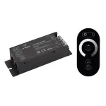 Arlight Диммер ARL-3022-OVAL-DIM Black 12-24В 1x25A ПДУ RF IP20 027150