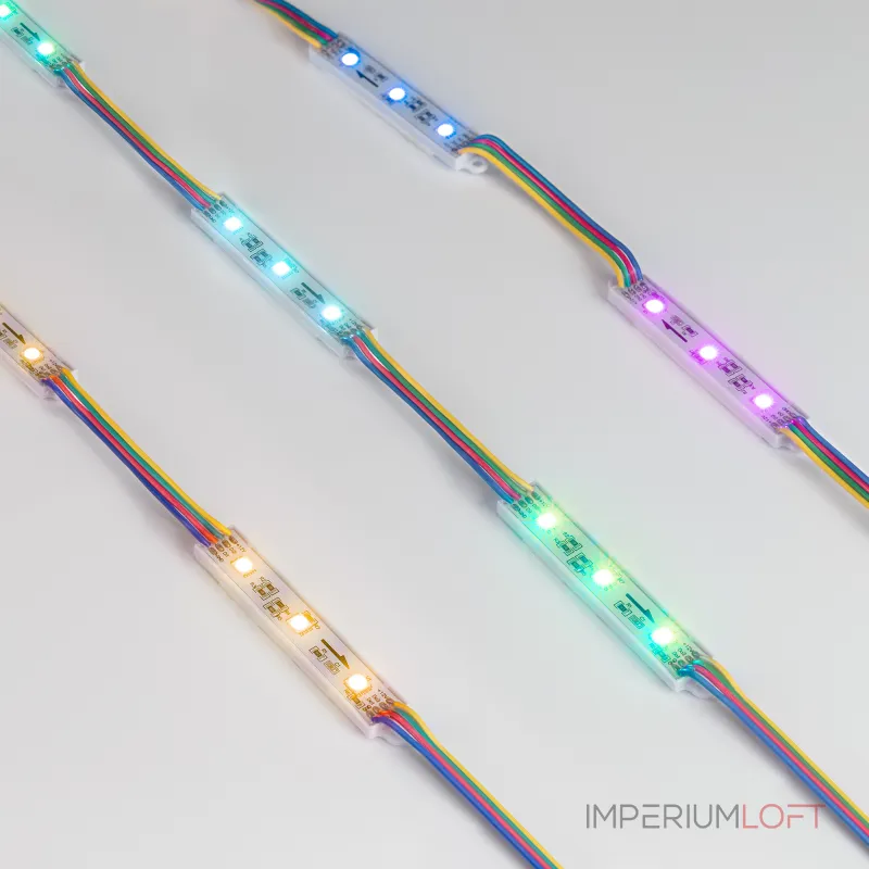 Модуль управляемый SPI-B3 12В RGB-RAM 0.6Вт IP66 120 deg Arlight 036824