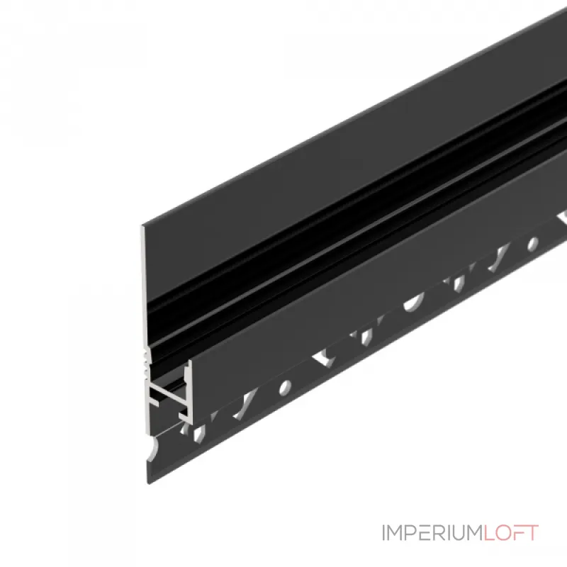 Arlight Профиль ARH-PLINTUS-FANTOM-2000 BLACK Алюминий 038550