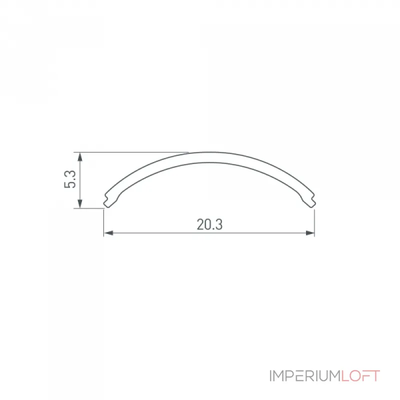 Arlight Экран ARH-KANT-H16-S Round Opal 037234 Arlight Экран ARH-KANT-H16-S Round Opal 037234