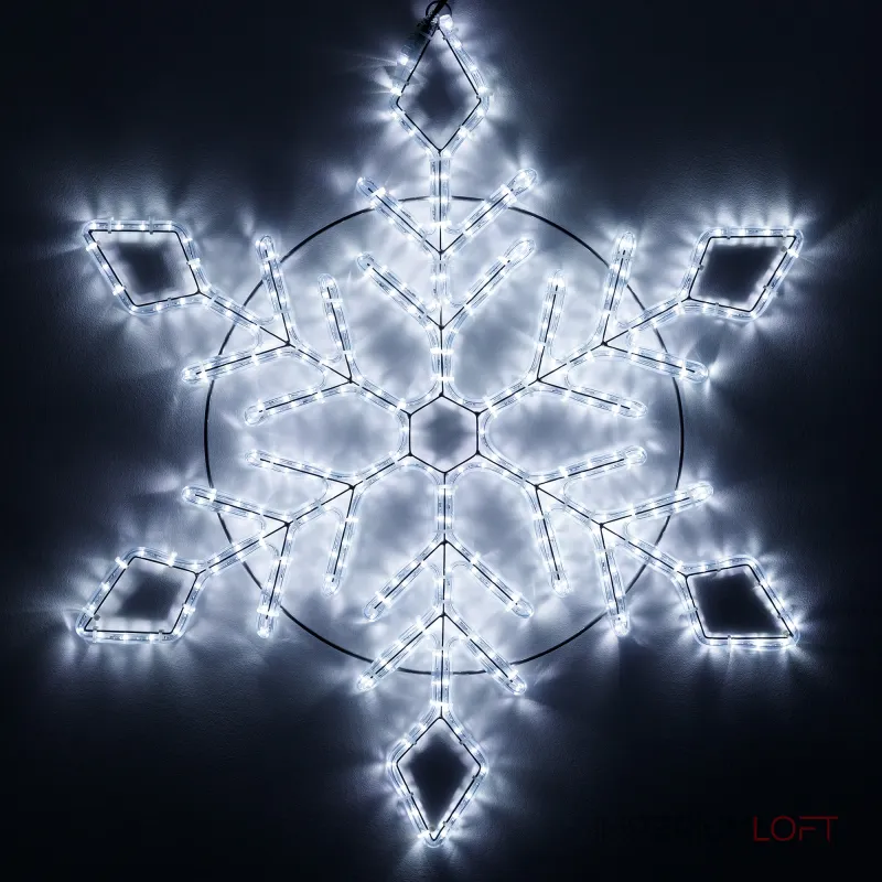 Arlight Фигура ARD-SNOWFLAKE-M9-900x900-360LED White 230В 22Вт Ardecoled IP65 034256 Arlight Фигура ARD-SNOWFLAKE-M9-900x900-360LED White 230В 22Вт Ardecoled IP65 034256