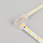Arlight Коннектор угловой FIX-MONO-5mm-2pin-STS Прозрачный 053144