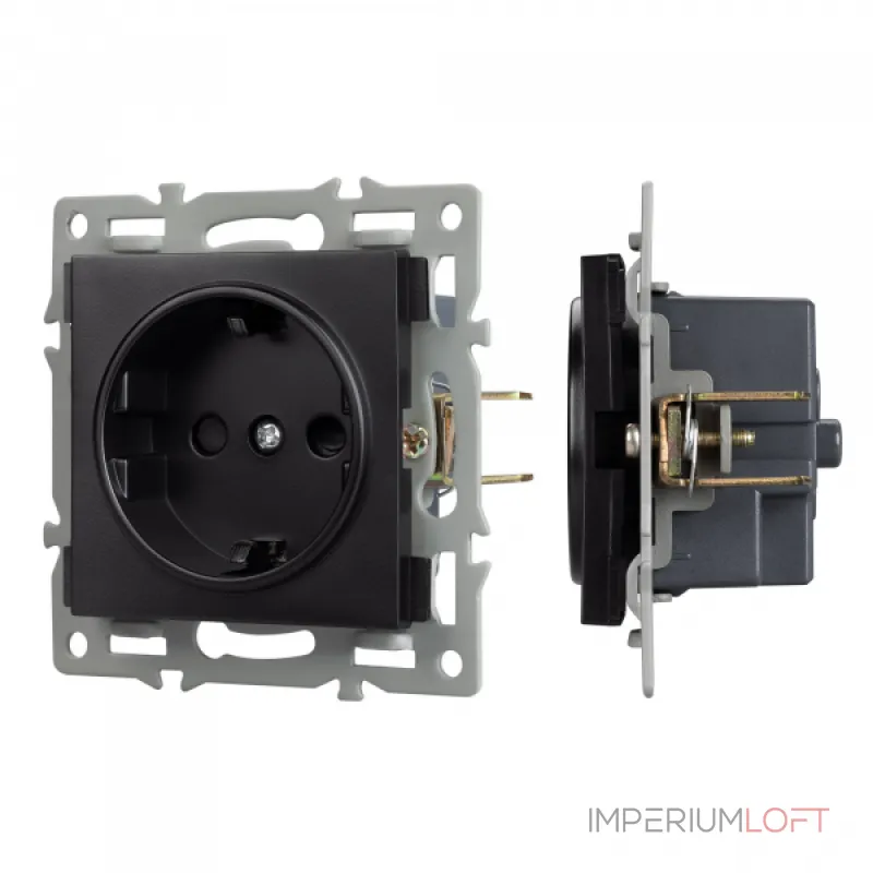 Arlight Механизм электрической розетки SCT-MEU1-PL-BK 250В 16A 043731 Arlight Механизм электрической розетки SCT-MEU1-PL-BK 250В 16A 043731