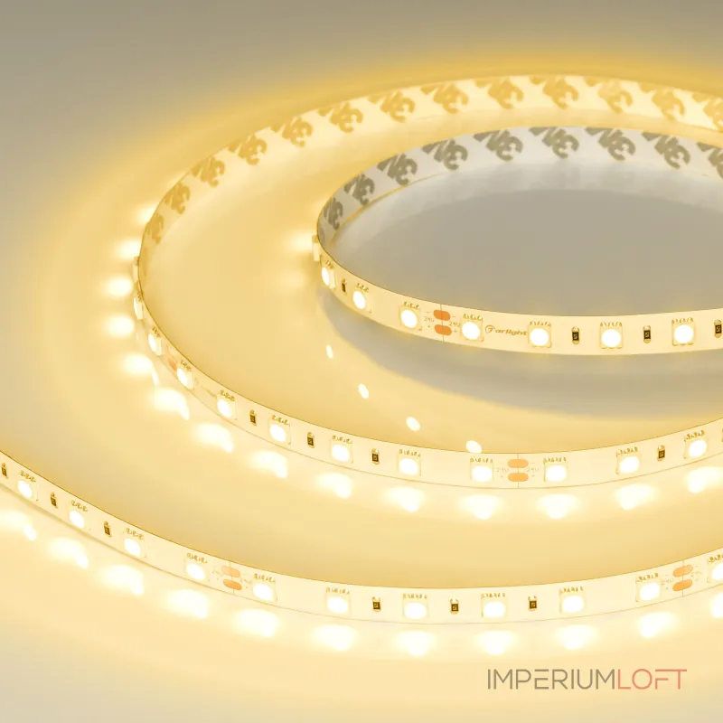 Arlight Светодиодная лента RT-B60-10mm 24В Yellow 14.4 В/м IP20 5060 5м 14.4 Вт/м IP20 008816(2)