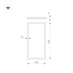 Arlight Светильник DL-INTENSO-S300x600-28Вт Day4000 WH 120 deg CRI90 230В IP40 043553