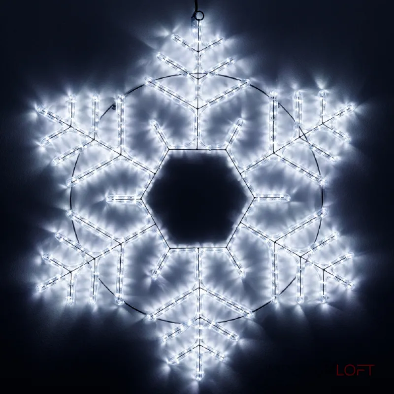 Arlight Фигура ARD-SNOWFLAKE-M10-1000x900-576LED White 230В 35Вт Ardecoled IP65 034258