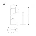 Arlight Светильник SP-VERDI-FLOOR-3Вт Warm3000 WH 20 deg 230В IP20 051671