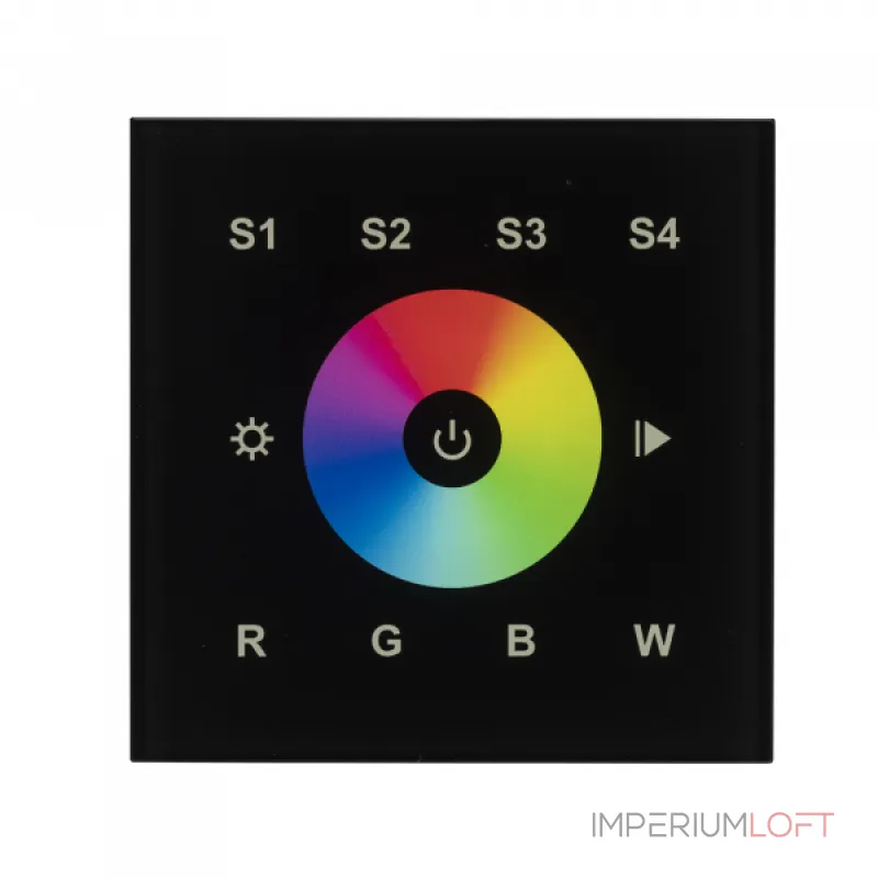 Arlight INTELLIGENT ARLIGHT Сенсорная панель DALI-901-11-1G-4SC-RGBW-DT8-IN Black BUS/230В IARL IP20 037199