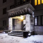 Arlight Светодиодная гирлянда ARD-EDGE-CLASSIC-2400x600-BLACK-88LED-FLASH WHITE 230В 6Вт Ardecoled IP65 026012