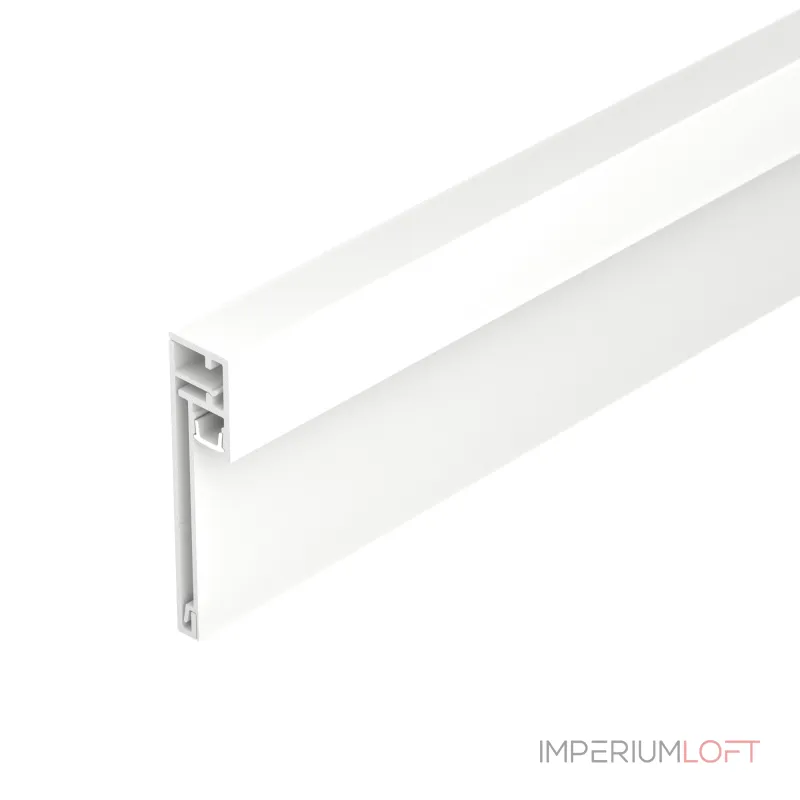 Arlight Профиль PLINTUS-H54B-2000 WHITE Алюминий 046141