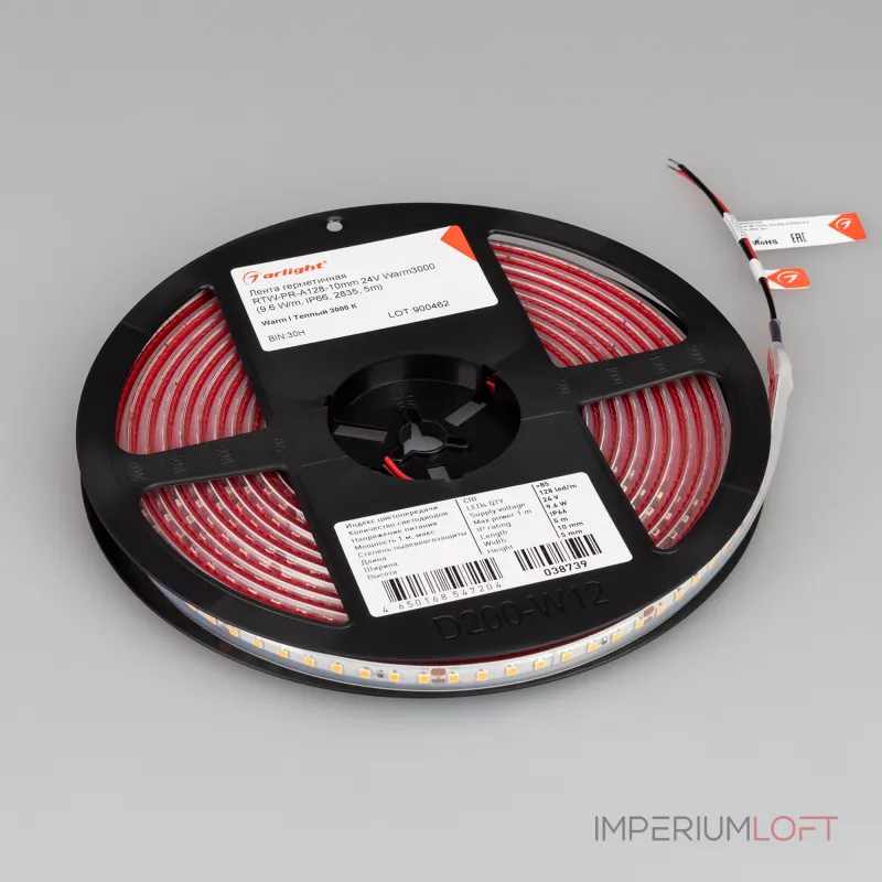 Arlight Лента герметичная RTW-PR-A128-10mm 24В Warm3000 9.6 В/м IP66 2835 5м 9.6 Вт/м IP66 038739 Arlight Лента герметичная RTW-PR-A128-10mm 24В Warm3000 9.6 В/м IP66 2835 5м 9.6 Вт/м IP66 038739