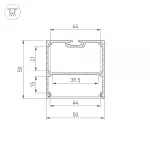 Arlight Профиль SL-LINE-5050-LW-2000 ANOD BLACK Алюминий 038451
