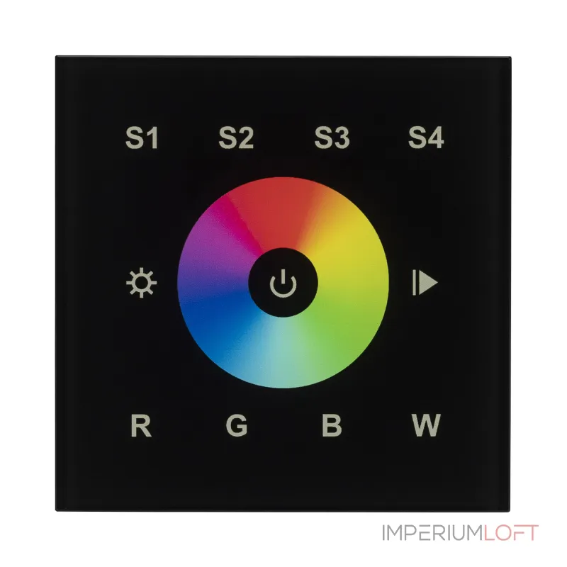 Arlight INTELLIGENT ARLIGHT Сенсорная панель DALI-901-11-1G-4SC-RGBW-DT8-IN Black BUS/230В IARL IP20 037199