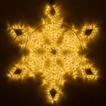 Arlight Фигура ARD-SNOWFLAKE-M9-900x900-360LED Warm 230В 22Вт Ardecoled IP65 034257