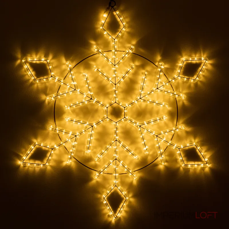 Arlight Фигура ARD-SNOWFLAKE-M9-900x900-360LED Warm 230В 22Вт Ardecoled IP65 034257