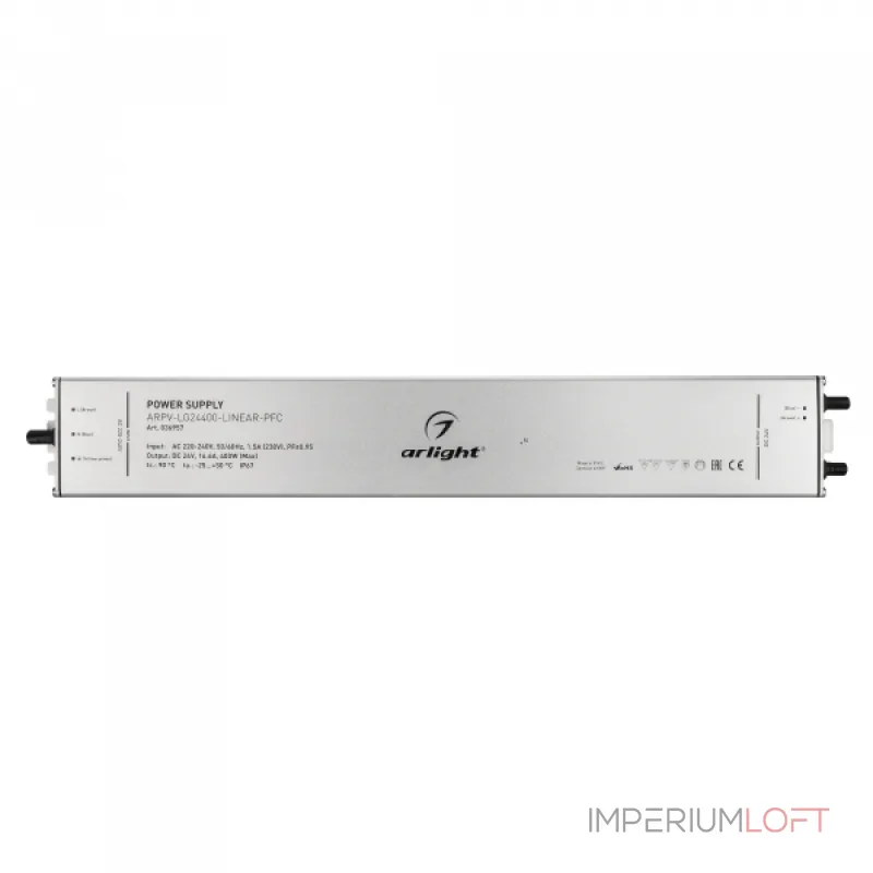 Arlight Блок питания ARPV-LG24400-LINEAR-PFC 24В 16.6A 400Вт IP67 036957