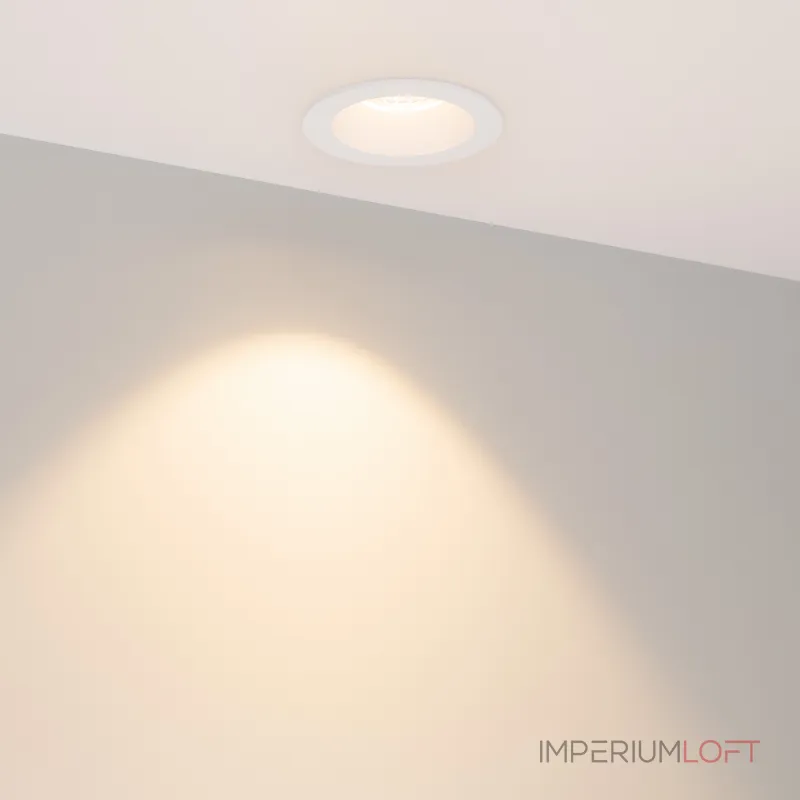 Светильник MS-ATOLL-BUILT-R86-10Вт Warm3000 WH 60 deg 230В Arlight IP54 044595