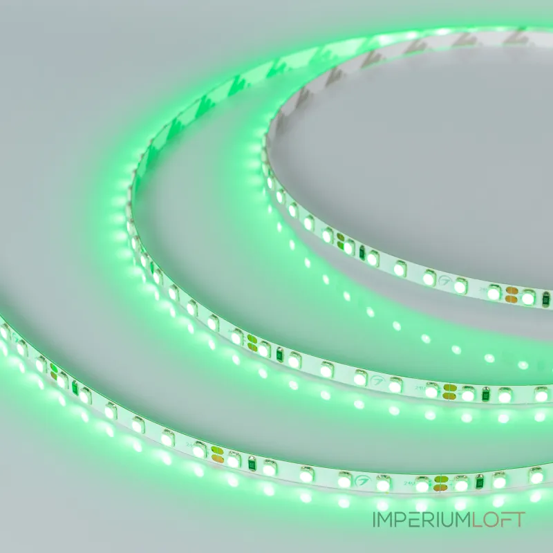 Arlight Лента RT-A120-5mm 24В Green 9.6 В/м IP20 2835 5м узкая 015663(2)