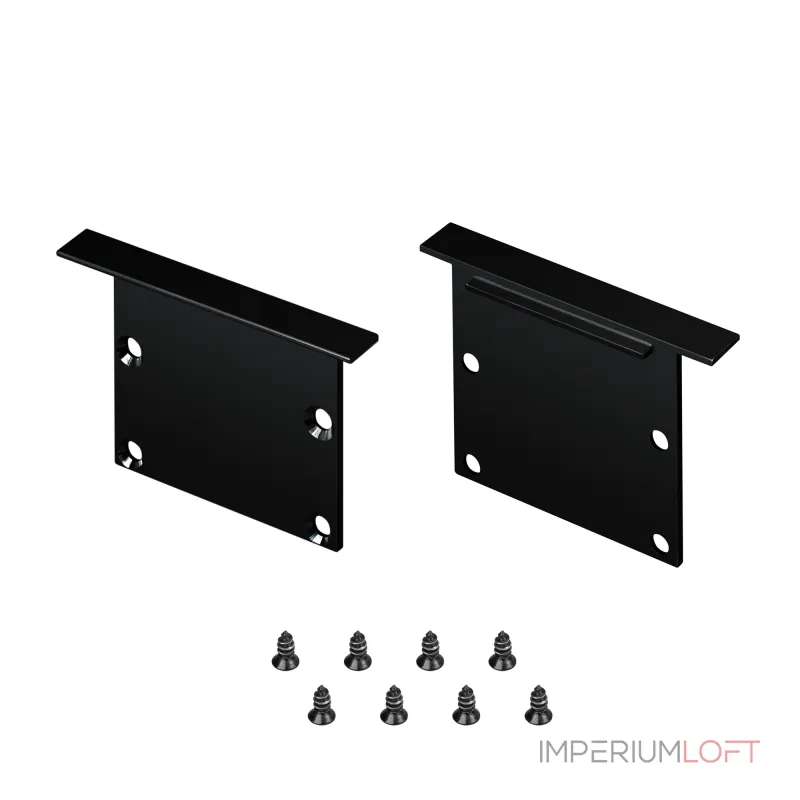 Заглушка LINIA49-F-S BLACK глухая Arlight Металл 041881