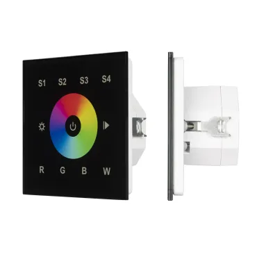 Arlight INTELLIGENT ARLIGHT Сенсорная панель DALI-901-11-1G-4SC-RGBW-DT8-IN Black BUS/230В IARL IP20 037199