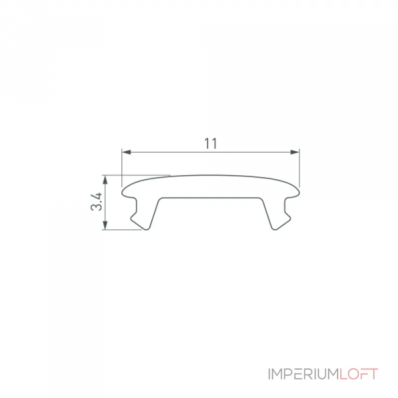 Arlight Экран STRETCH-SHADOW-10м OPAL-PVC A2-CONTOUR-PRO 040644