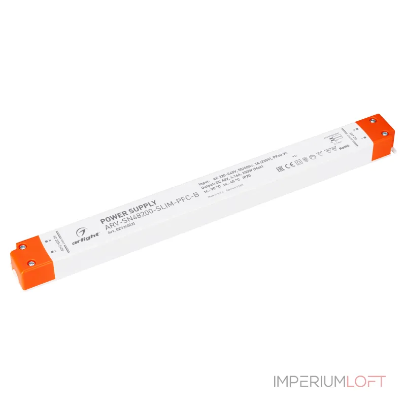 Arlight Блок питания ARV-SN48200-SLIM-PFC-B 48В 4.16A 200Вт IP20 029265(2) Arlight Блок питания ARV-SN48200-SLIM-PFC-B 48В 4.16A 200Вт IP20 029265(2)