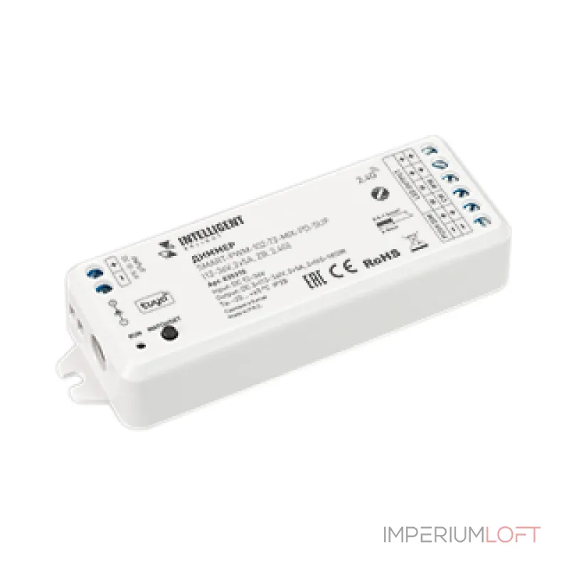Arlight INTELLIGENT ARLIGHT Диммер SMART-PWM-102-72-MIX-PD-SUF 12-36В 2x5A ZB 2.4G IARL 035310 Arlight INTELLIGENT ARLIGHT Диммер SMART-PWM-102-72-MIX-PD-SUF 12-36В 2x5A ZB 2.4G IARL 035310