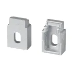 Заглушка WALL-FANTOM-BENT-W10-SIDE с отверстием Arlight 043883