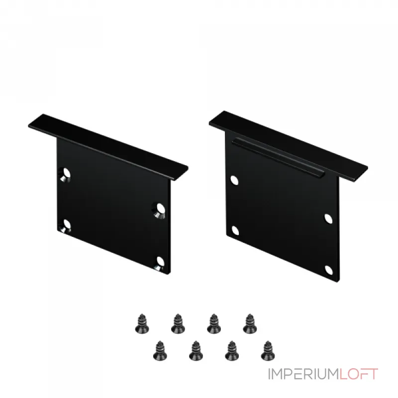 Заглушка LINIA49-F-S BLACK глухая Arlight Металл 041881