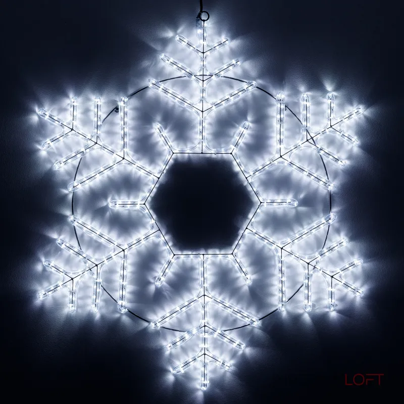 Arlight Фигура ARD-SNOWFLAKE-M10-1000x900-576LED White 230В 35Вт Ardecoled IP65 034258