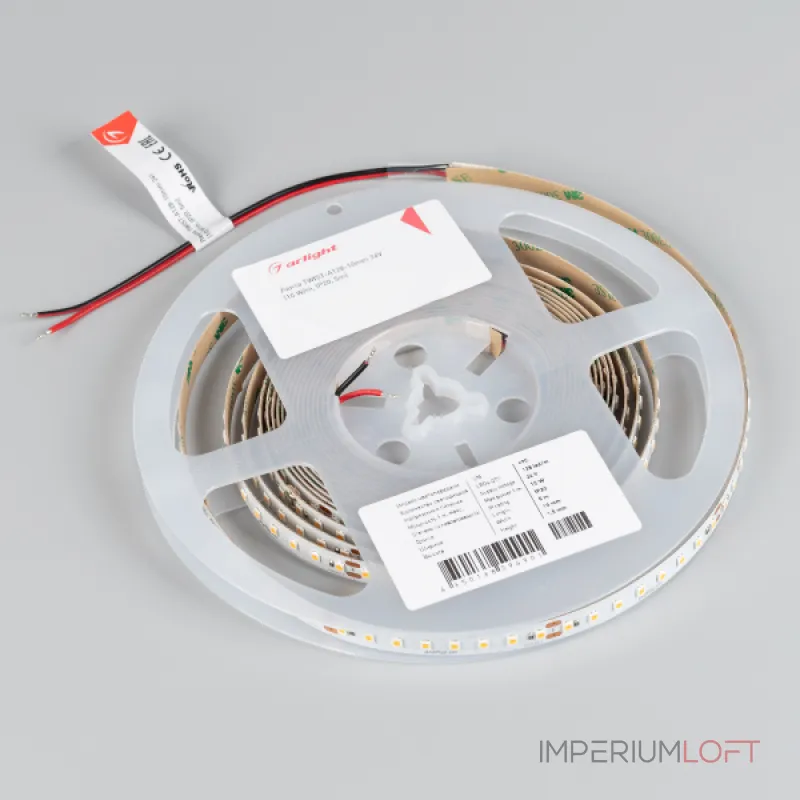 Arlight Лента TWIST-A128-10mm 24В White6000 10 В/м IP20 5м 7 лет 050495 Arlight Лента TWIST-A128-10mm 24В White6000 10 В/м IP20 5м 7 лет 050495