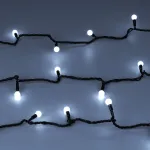 Arlight Светодиодная гирлянда ARD-BALL-CLASSIC-D13-10000-BLACK-100LED WHITE 230В 7Вт Ardecoled IP65 025571