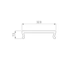 Arlight Экран ARH-LINE-3750A-3000 OPAL 036141