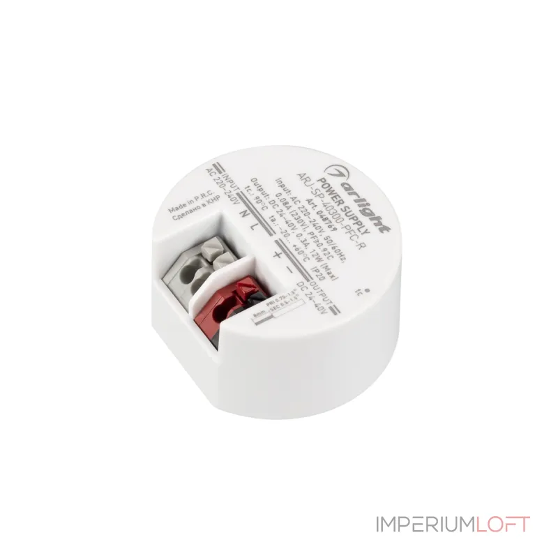 Arlight Блок питания ARJ-SP-40300-PFC-R 12Вт 24-40В 300mA IP20 048769