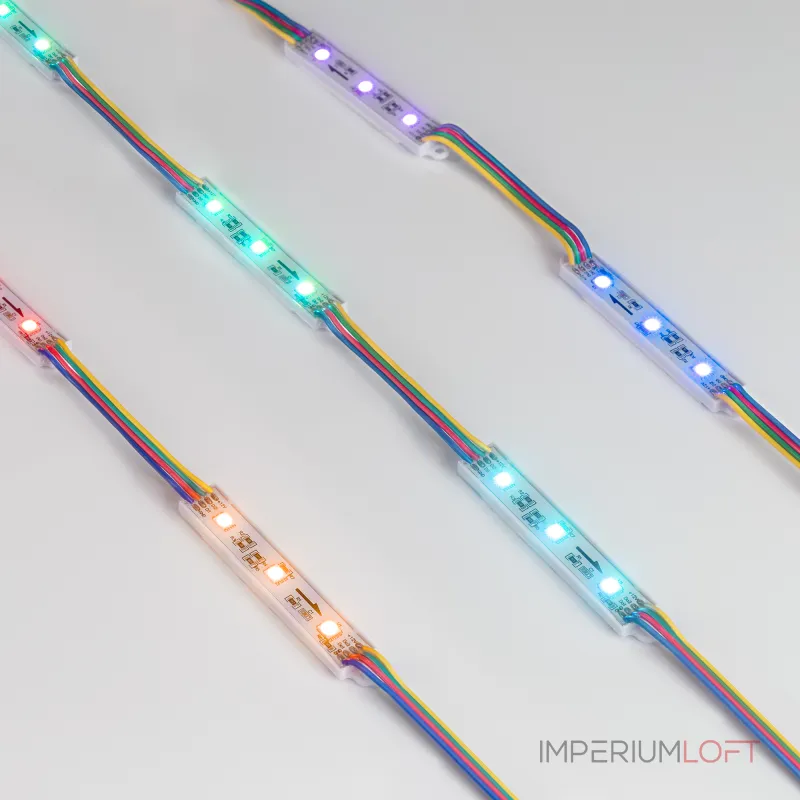 Модуль управляемый SPI-B3 12В RGB-RAM 0.6Вт IP66 120 deg Arlight 036824